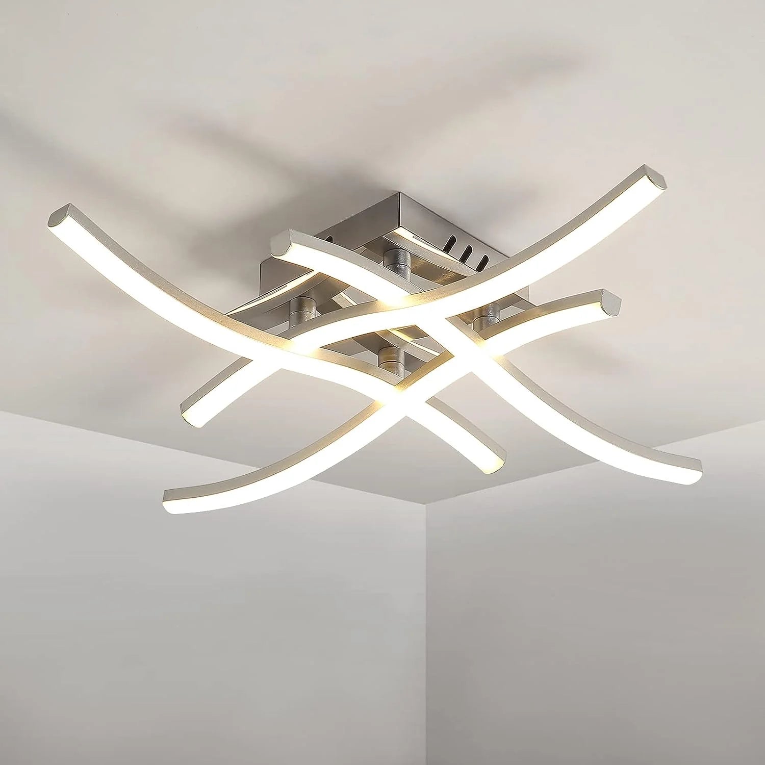 Plafonnier LED Hofstein – Suspension Moderne Métal – Salon, Chambre