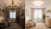 Dlaczego małe pokoje nie lubią zbyt skomplikowanych lamp?