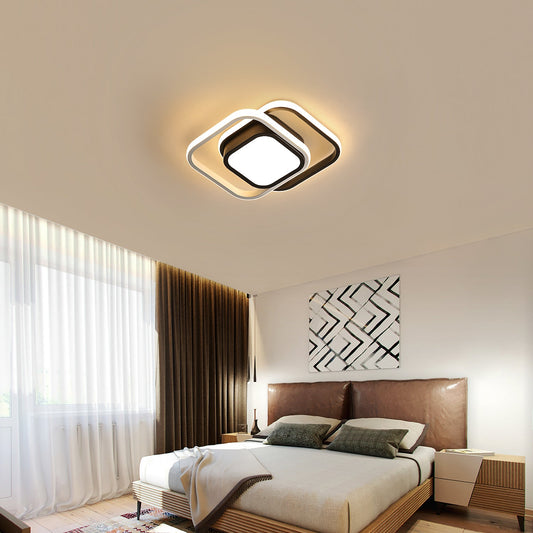 Plafonnier LED Moderne 26W - Lampe de Plafond pour Salle de Bain, Salon, Chambre, Cuisine, Couloir - 3000K Blanc Chaud