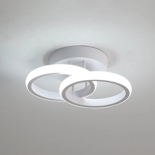 Illuminateur votre intérieur avec notre Plafonnier LED Moderne à 2 Anneaux