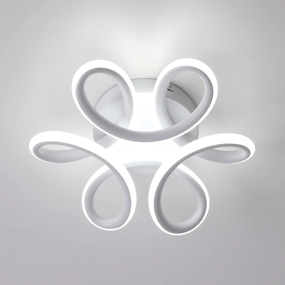 Illuminez votre Intérieur avec le Plafonnier LED Design Courbe Moderne de GoEco