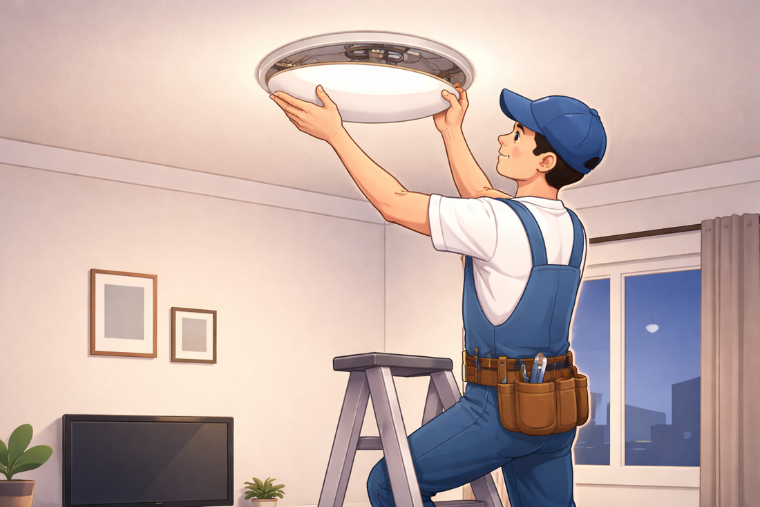 Comment retirer un plafonnier courant