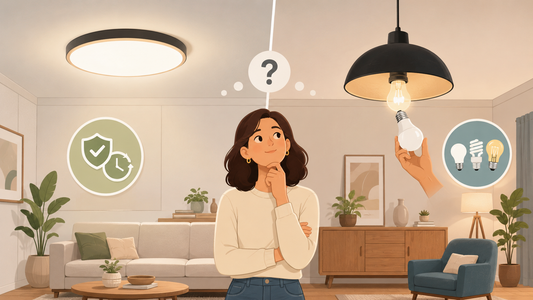 Luminaire LED intégré ou à ampoule remplaçable : que choisir ?
