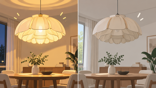 Luminaire beau allumé mais banal éteint  pourquoi