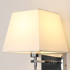 Applique de Chevet, LED Applique Murale Liseuse Chambre Bras Oscillant Titulaire E27 Veilleuse Murale (N'inclut pas les Ampoules)