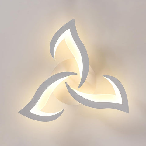 Plafonnier Led Dimmable Forme de fleur créative Lampe de Plafond Dimmable