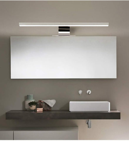 LED-spiegel Badkamer, slaapkamer, keukenkast, moderne binnenverlichting, waterdicht IP44, chroom, 4000K neutraal licht [Energieklasse