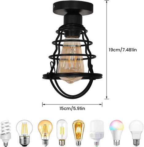 Tableau des dimensions des lampes murales