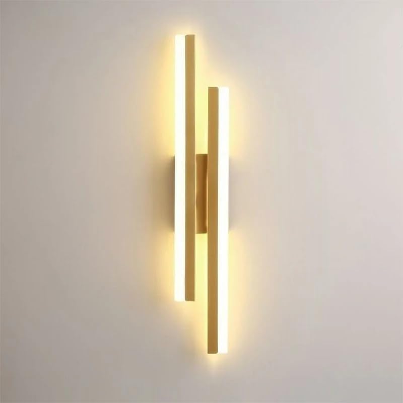 16W Modern Gold LED Wall Light 3 Color Temperatures 1800LM