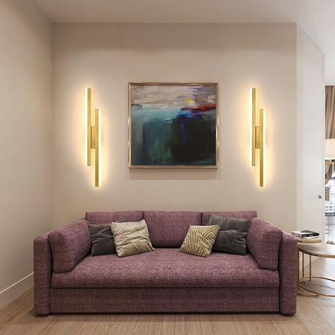 16W Modern Gold LED Wall Light 3 Color Temperatures 1800LM