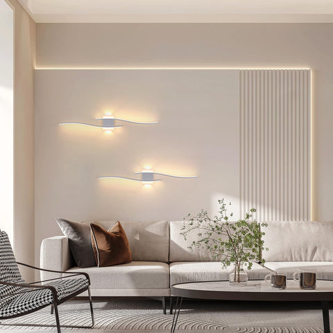 Minimalistyczna Lampa Ścienna LED z Łukiem
