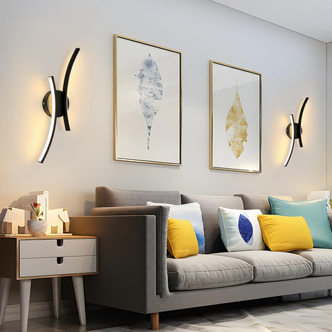 Moderne LED Wandlamp 20W 2250LM Zwart