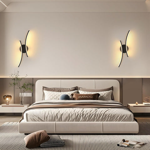 Moderne LED Wandlamp 20W 2250LM Zwart