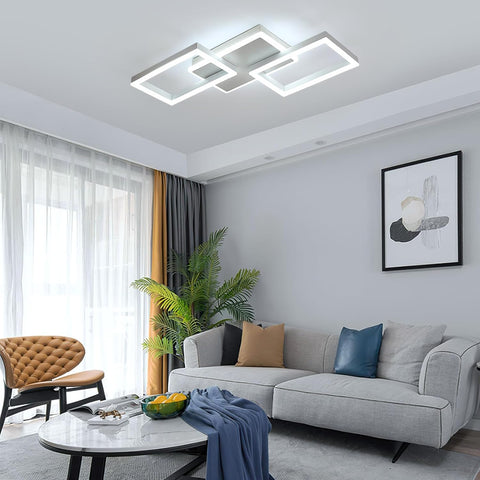 Plafón LED Cuadrado Moderno 46W