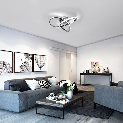 Lámpara de Techo LED Creativa en Forma de Flor