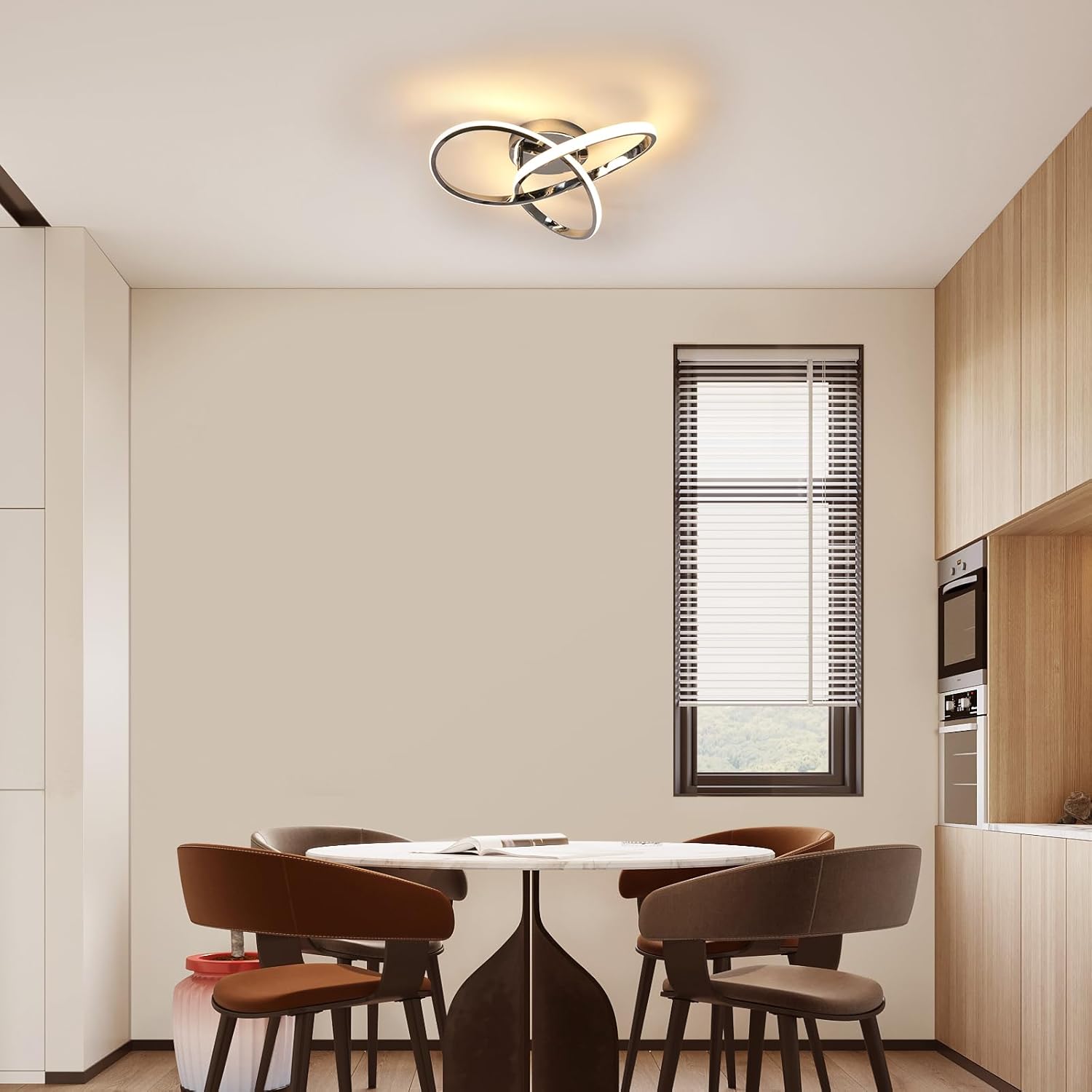 Lámpara de Techo LED Creativa en Forma de Flor