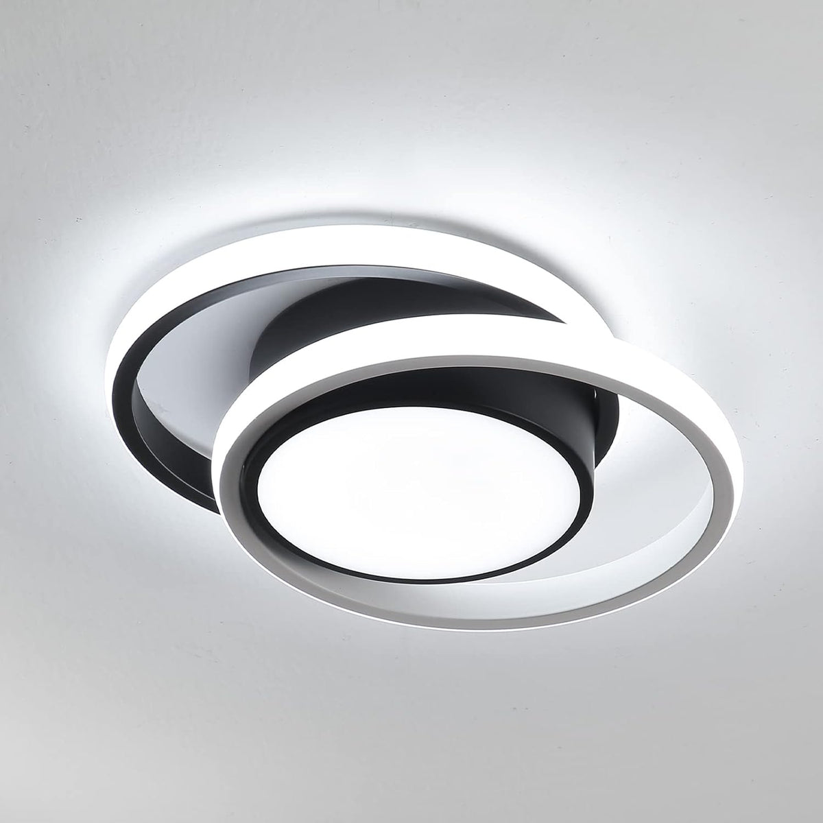 Modern Double-Round LED Ceiling Light 32W