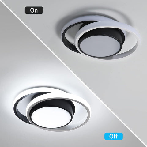 Modern Double-Round LED Ceiling Light 32W