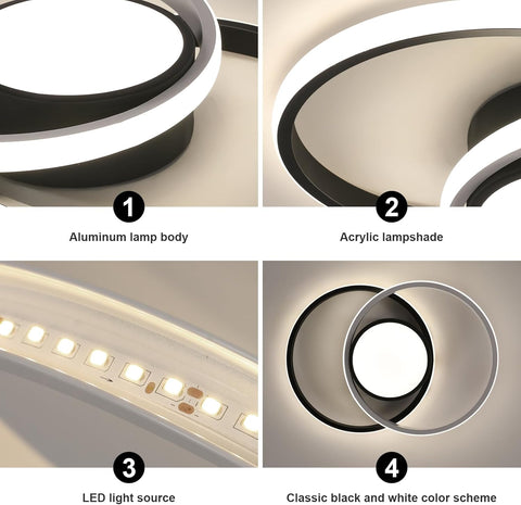 Moderne Ronde LED Plafondlamp 42W