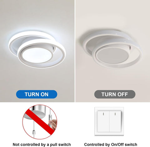 Plafonnier LED Rond Moderne 32W 6500K