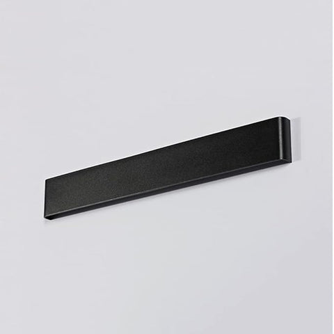 Applique murale LED en aluminium métal moderne Noir, 91 cm, Éclairage, Lumière blanche, 30W, pour Salon