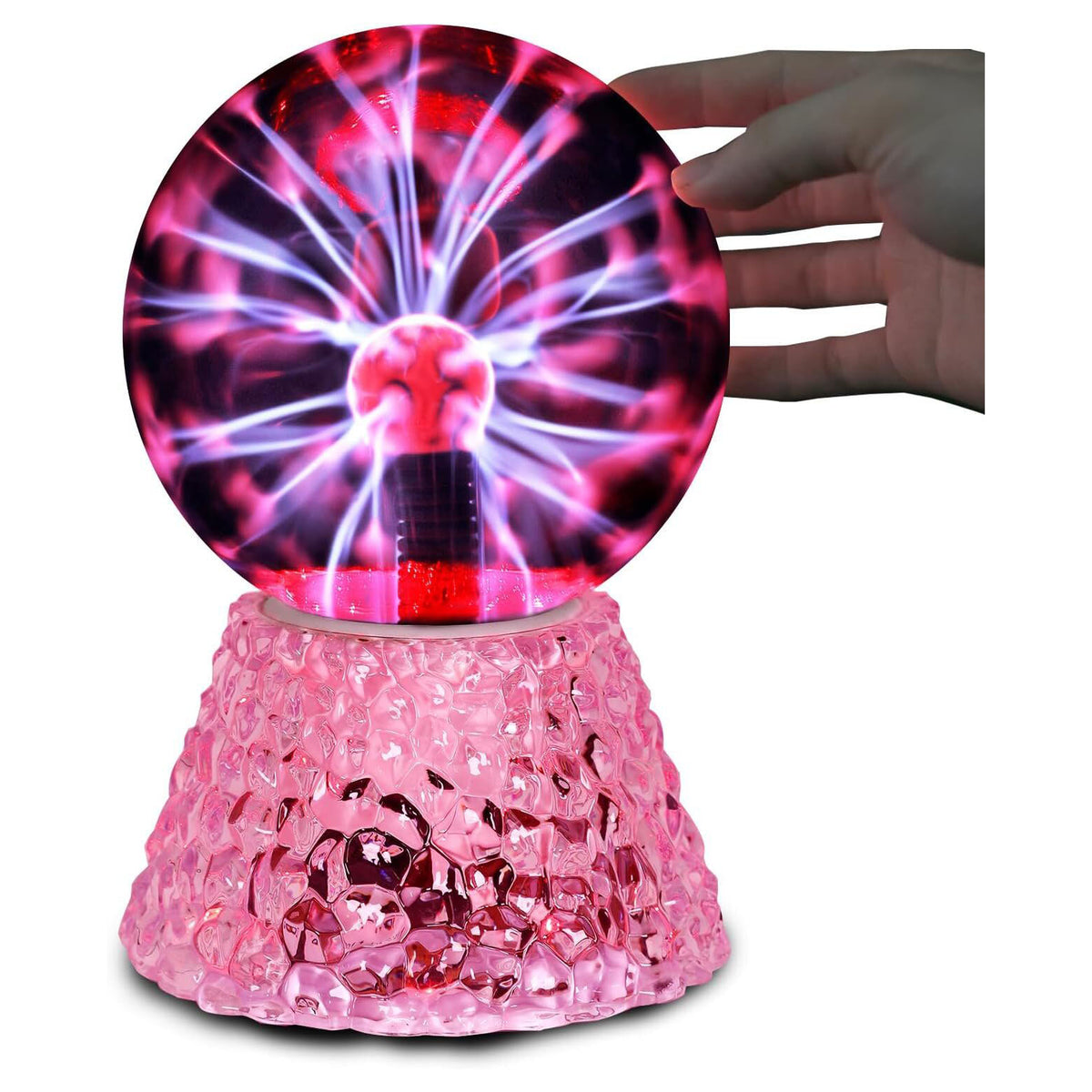 Lumiup Boule de Plasma Magique, Lampe Plasma Sensible au Son et au Toucher