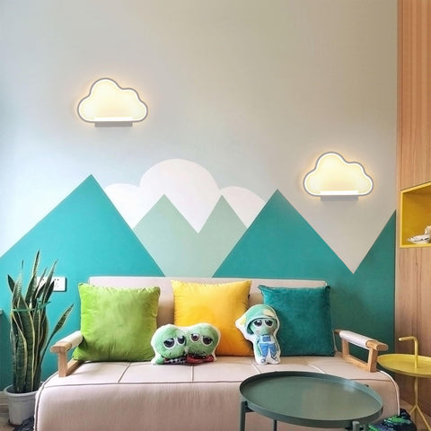 Applique murale LED, Blanc 28*20cm, en Aluminium, Lumière Tricolore 6500K+4500K+3000K, pour Chambre
