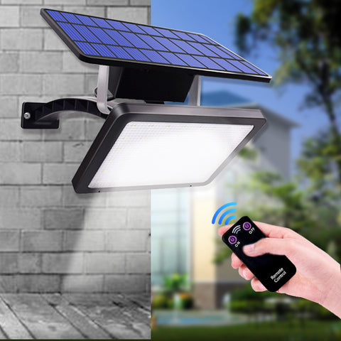 Applique solaire Extérieur Détecteur de Mouvement Lampe murale LED Blanc Froid 6000K Pour Cour Jardin Couloir Terrasse Proche Mur Pathway Patio Villa