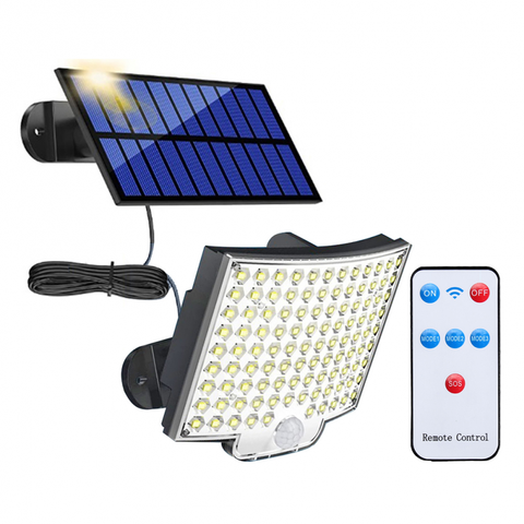 Applique solaire Extérieur Détecteur de Mouvement Lampe murale LED Pour Cour Jardin Couloir Terrasse Proche Mur Pathway Patio Villa