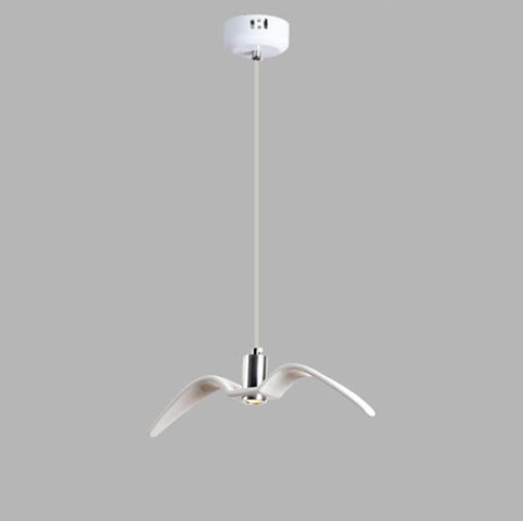 Żyrandol, lampa wisząca 3000K ciepłe światło mewa design nowoczesny prosty żyrandol dekoracyjny typ A średnica 38cm