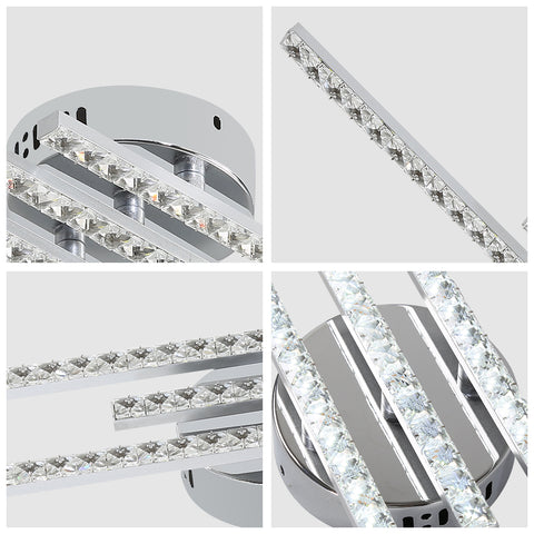Plafonnier Led Moderne, Plafonnier Led Encastré Avec 3 Lumières, Plafonnier Moderne Pour Chambre Salon Salle à Manger Cuisine
