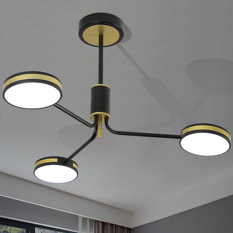 Lampe Lustre Plafonnier Nordique Moderne Restaurant Créatif 3 Têtes pour Chambre, Salon, Restaurant, Bar