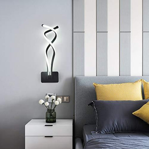 Kinkiet LED, kinkiet nocny 13 W, aluminiowy kinkiet do sypialni, salonu, schodów, korytarza