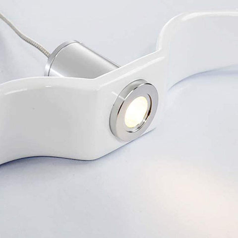 Żyrandol, lampa wisząca 3000K ciepłe światło mewa design nowoczesny prosty żyrandol dekoracyjny typ A średnica 38cm