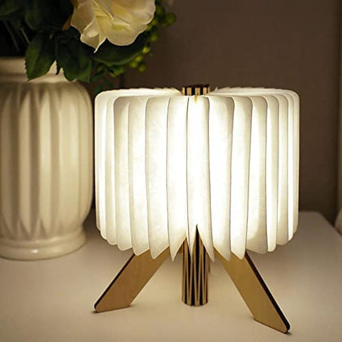 Livre Lampe Led Pliante Magnétique Mini Led Lampe de Papier Rechargeable par Usb 2 modes de Couleur 1700mAh Veilleuse Enfant Pour Enfants, Petite Amie, Cadeau, Parents, Décoration D'intérieur