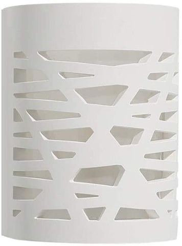 Applique Murale  LED 4W Lumière Blanche Applique Intérieure Moderne Lampe Murale en Plâtre pour Salle de Bain Salon Chambre Escalier Couloir Lumière Blanche Chaude 3000K