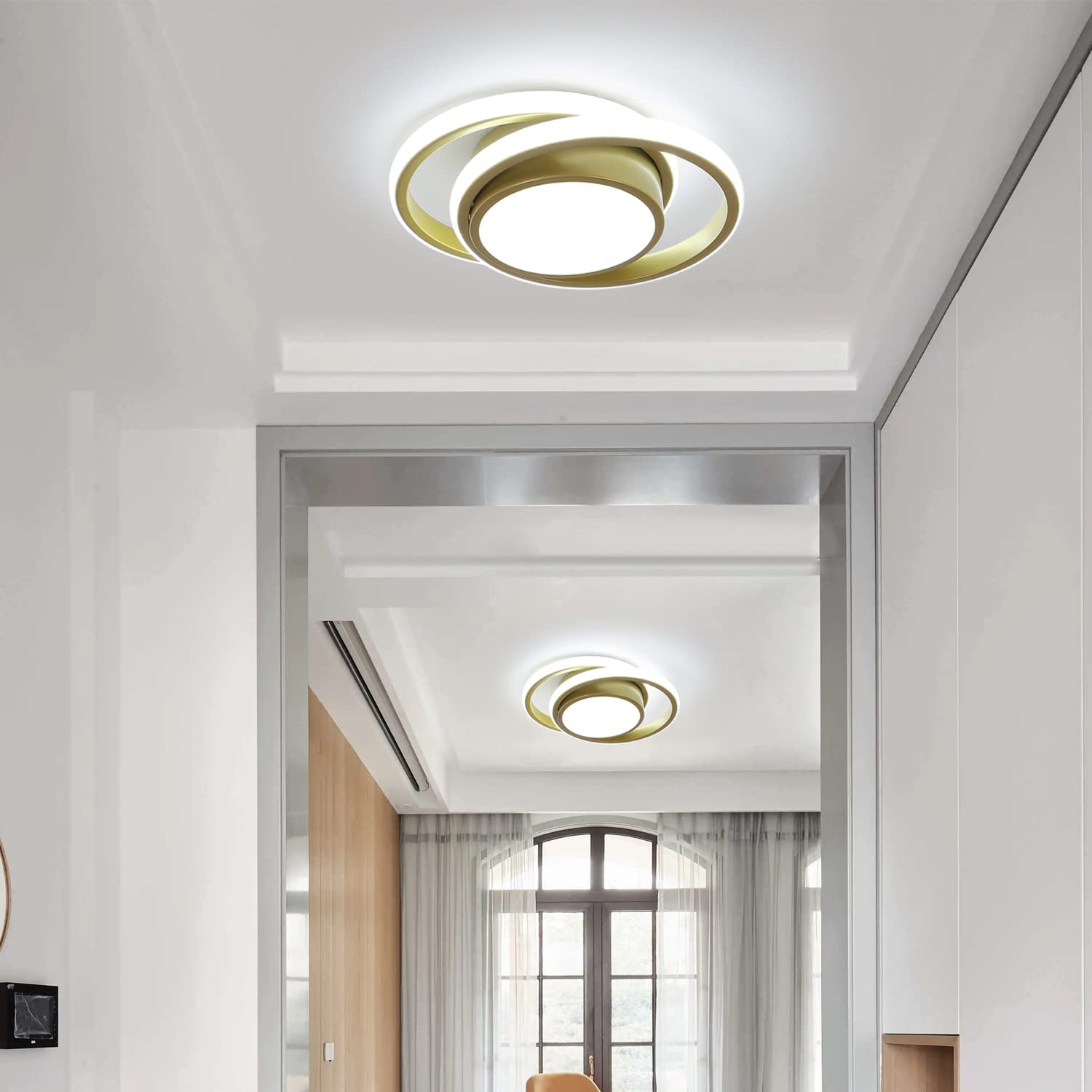 Plafonnier LED Moderne,26W 2500LM Simple Lumière de Plafond Design