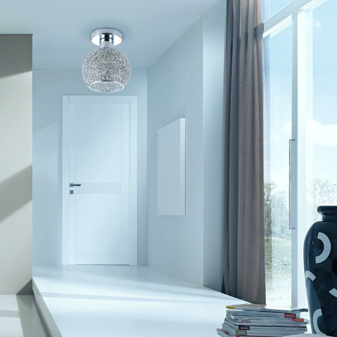 Lampe en aluminium de plafond Mini plafonnier pour le vestiaire, le couloir et le salon