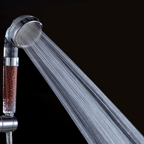 3 kleuren LED douchekop douchekop temperatuur handdouche spa chroom ABS voor badkameraccessoires