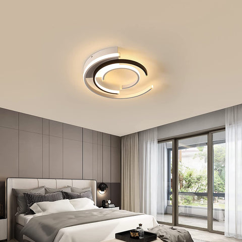 Dimbare LED-plafondlamp met afstandsbediening 36W Moderne LED-plafondlamp 41cm Slaapkamer Plafondverlichting voor thuiskantoor Slaapkamer Woonkamer Keuken Balkon Hal, 3000-6000K