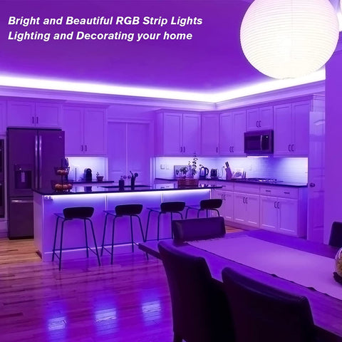 Taśma LED WiFi 10M Aplikacja do taśm LED, synchronizacja sypialni LED z muzyką, wielokolorowe światło LED z pilotem do sypialni, kuchni, telewizora, imprezy