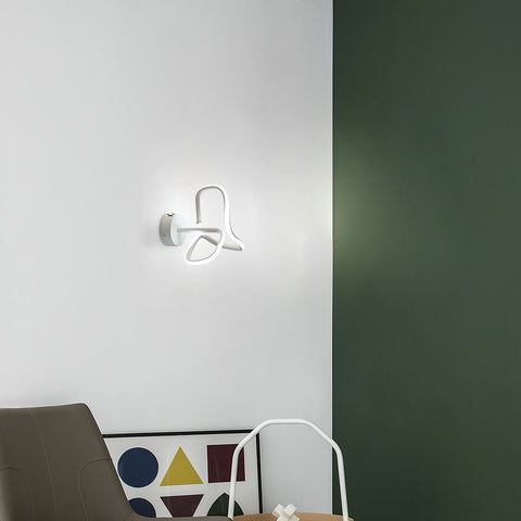 Lampa sufitowa LED 16W, nowoczesna kreatywna metalowa akrylowa lampa sufitowa z aluminium, biała lampa sufitowa 6000K, nowoczesna oprawa sufitowa LED do salonu, sypialni, kuchni