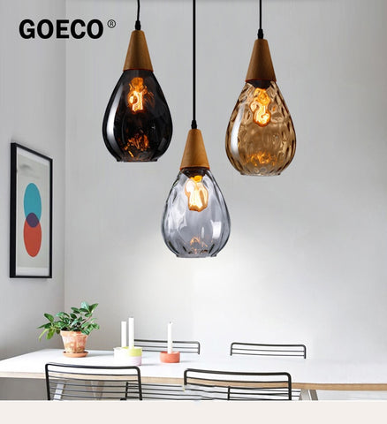 Prosta osobowość twórcza żyrandol model wodny szklana lampa wisząca nowoczesna lampa wisząca E27 do salonu restauracja/bar