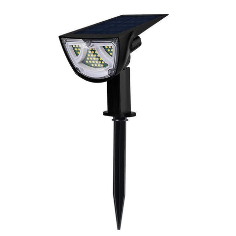 Tuinlamp op zonne-energie met bewegingssensor, zonne-verlichting voor buiten, IP65 waterdichte buitenwandlamp, 43LED superhelder zonnelicht 650lm, verpakking van 2