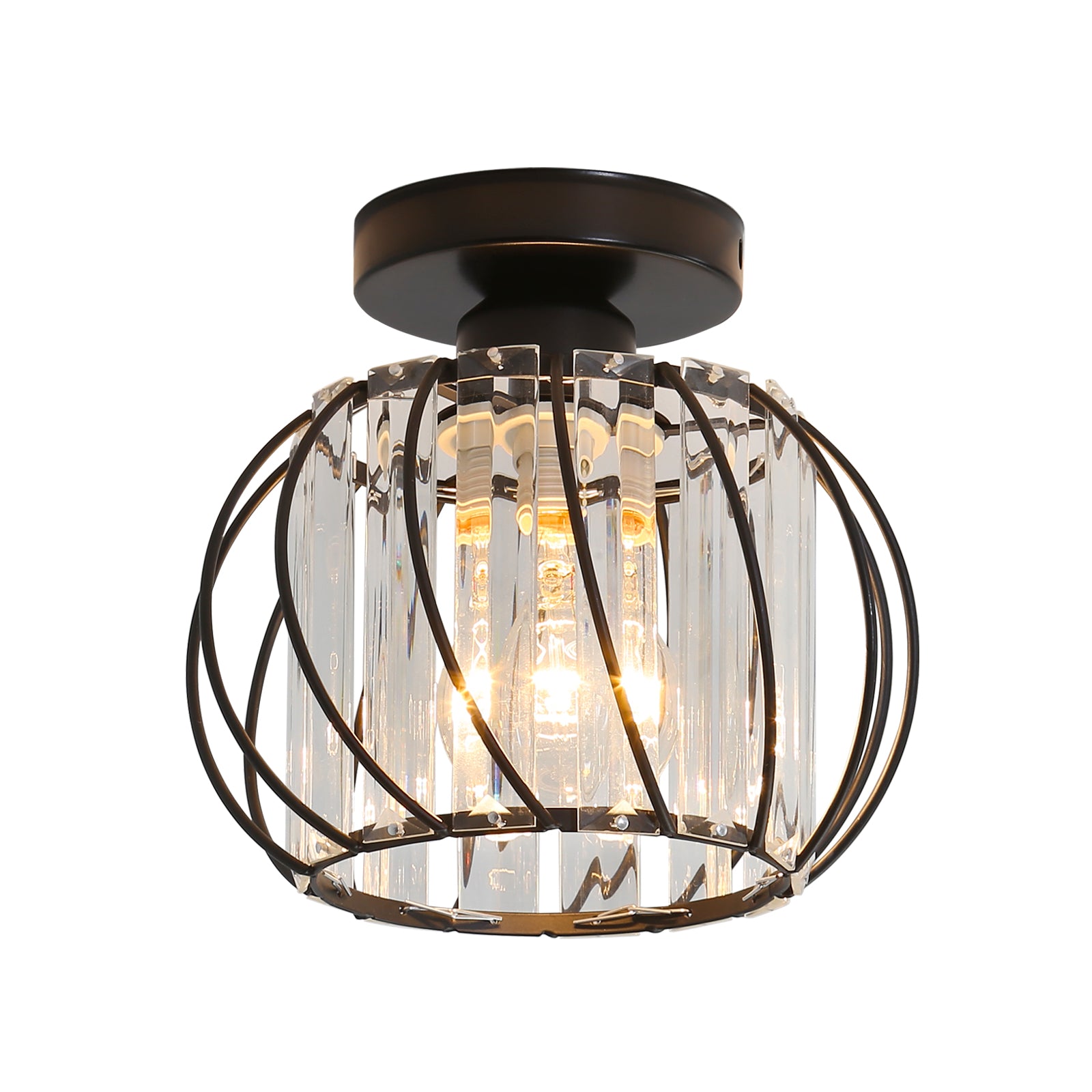 Plafonnier en Cristal Moderne E27 LED Plafonnier